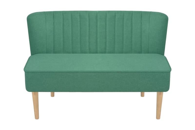 Soffa 117x55,5x77 cm tyg grön - Grön - 2 sits soffa