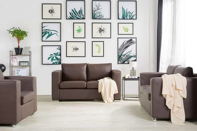 Soffa 2-4 Sits Helsinki, Brun