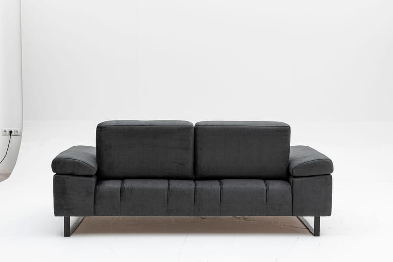 Soffa 2-sits Caboolture - Antracit - Möbler - Soffa - 2 sits soffa