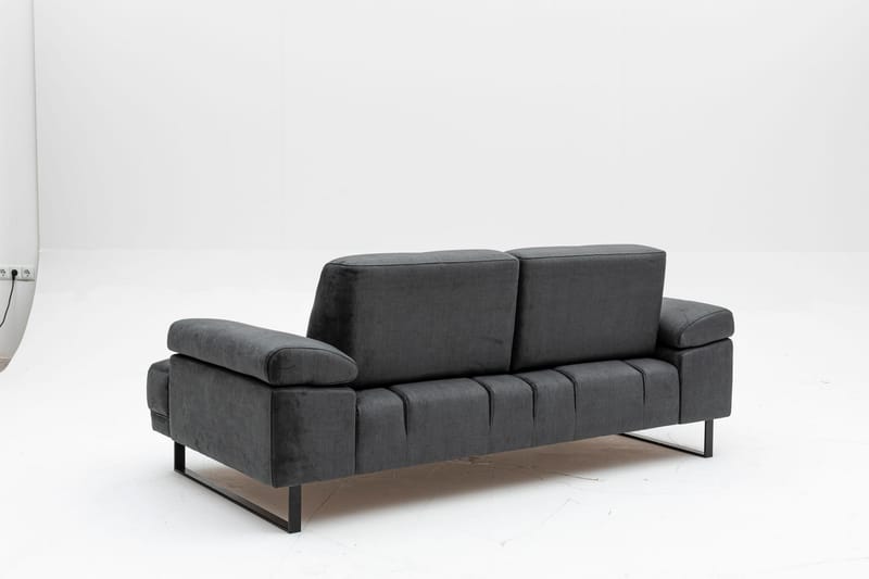 Soffa 2-sits Caboolture - Antracit - Möbler - Soffa - 2 sits soffa