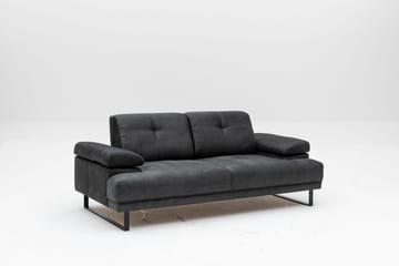 Soffa 2-sits Caboolture - Antracit - Möbler - Soffa - 2 sits soffa