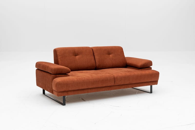 Soffa 2-sits Caboolture - Orange - 2 sits soffa