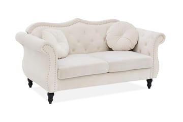 Soffa 2 Sits Skien - Beige|Vit - Möbler - Soffa - 2 sits soffa