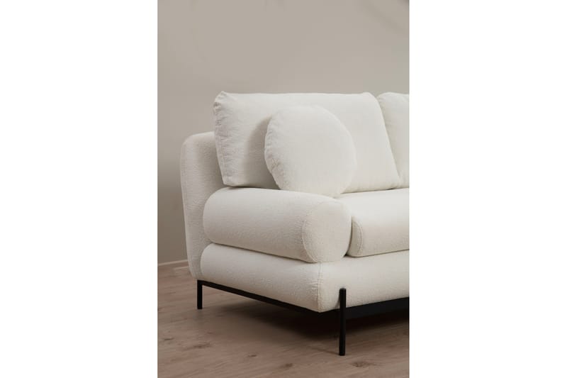 Soffa Levonto 2-sits - Vit - 2 sits soffa