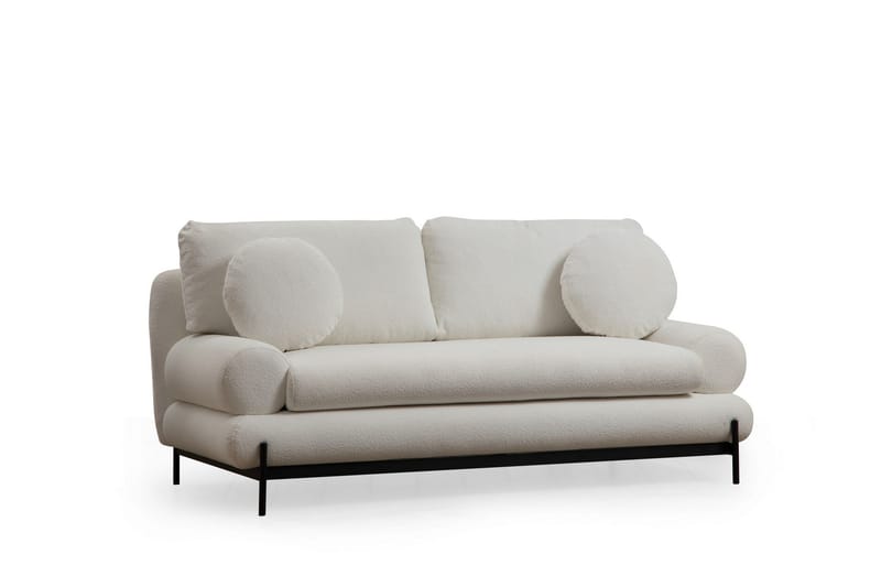 Soffa Levonto 2-sits - Vit - 2 sits soffa