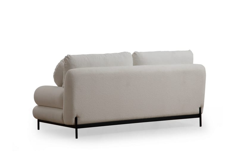 Soffa Levonto 2-sits - Vit - 2 sits soffa