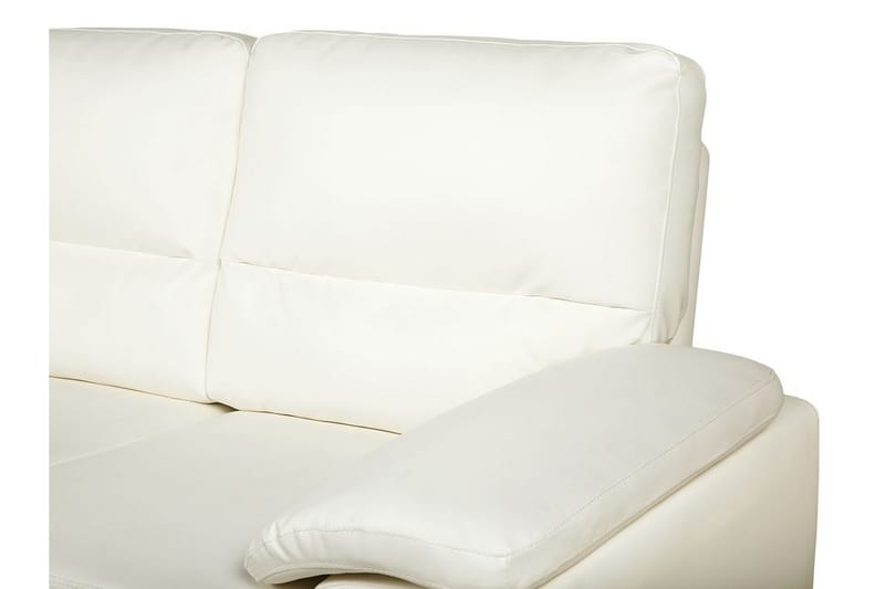 Soffa Shundria 2-Sits Konstläder - Beige - Skinnsoffa - 2 sits soffa