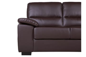 Soffa Shundria 2-Sits Konstläder - Brun - Möbler - Soffa - 2 sits soffa