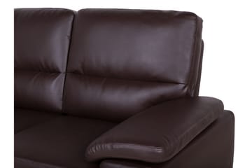 Soffa Shundria 2-Sits Konstläder - Brun - Möbler - Soffa - 2 sits soffa