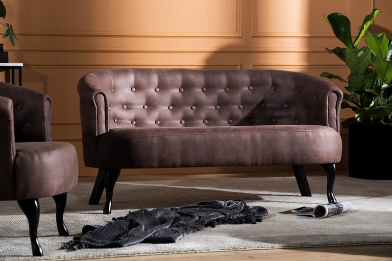 Soffa Thunia Siss - Vintage Brun - Möbler - Soffa - 2 sits soffa