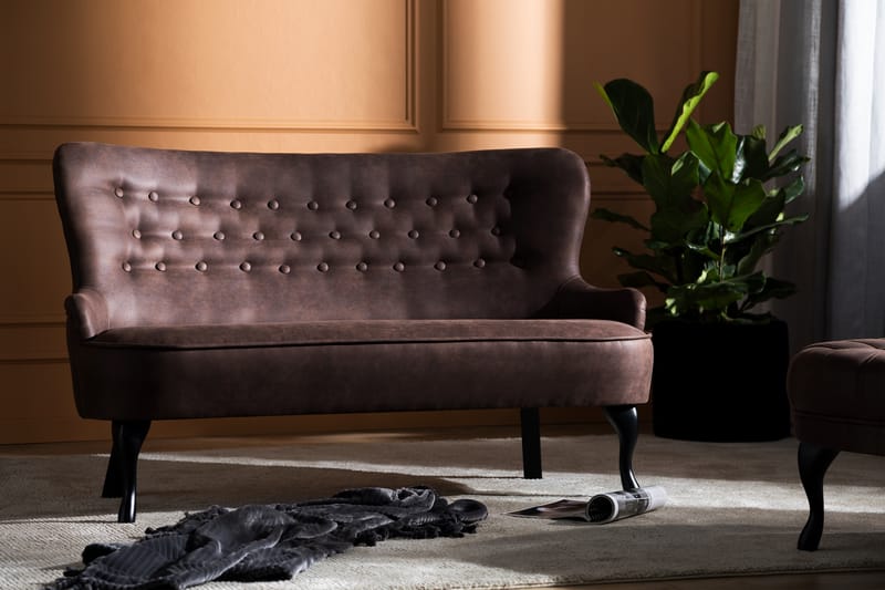 Soffa Thunia - Vintage Brun - Möbler - Soffa - 2 sits soffa