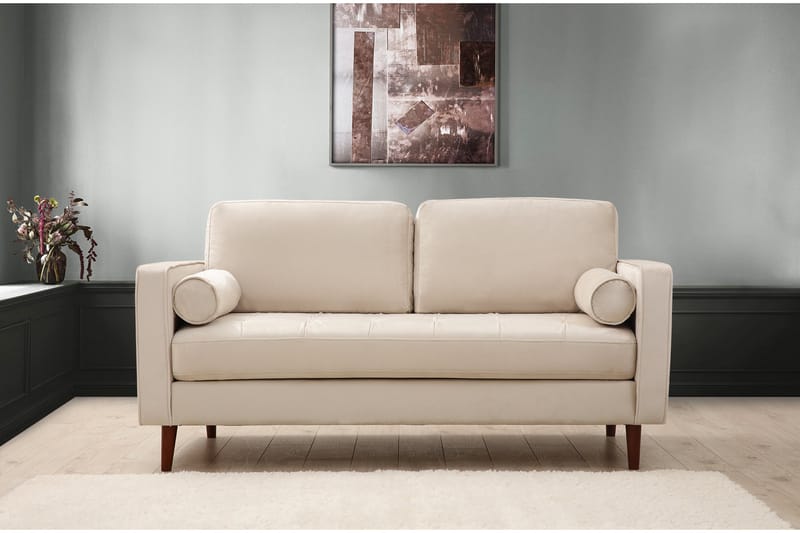 Soffa Puento 2-sits - Beige - 2 sits soffa