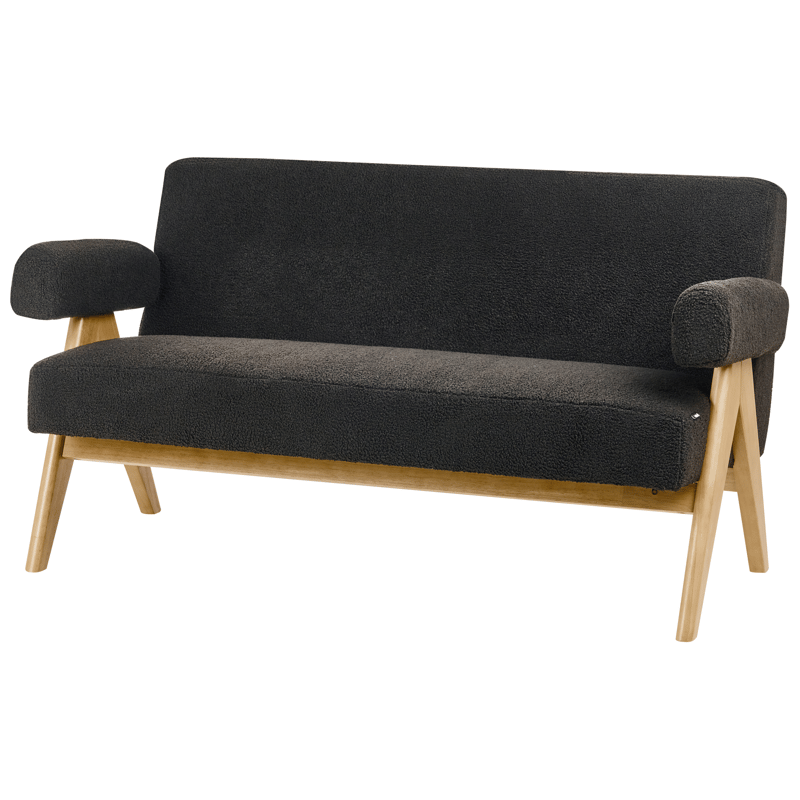 2-sits soffa Tamre - Svart, ljusbrun - Möbler - Soffa - 2 sits soffa