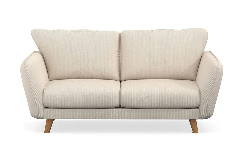 Trend Lyx 2-sits Manchestersoffa, Beige
