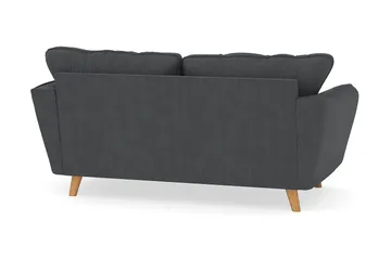 Trend Lyx 2-sits Manchestersoffa - Mörkgrå - Möbler - Soffa - 2 sits soffa