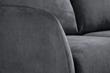 Trend Lyx 2-sits Soffa - Mörkgrå/Svart - Möbler - Soffa - 2 sits soffa