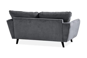 Trend Lyx 2-sits Soffa - Mörkgrå/Svart - Möbler - Soffa - 2 sits soffa