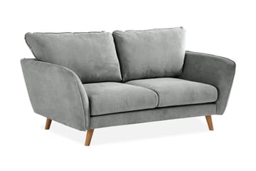 Trend Lyx 2-sits Tygsoffa - Grå - Möbler - Soffa - 2 sits soffa
