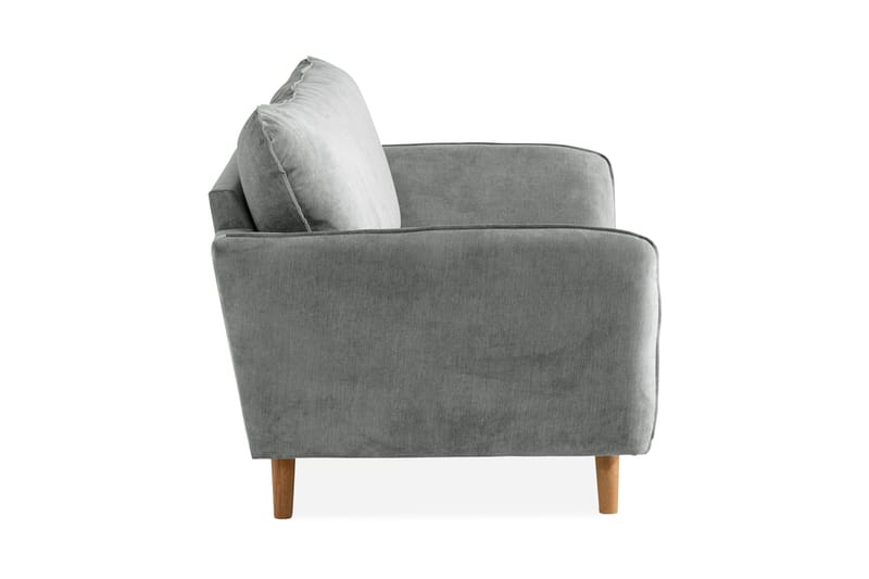 Trend Lyx 2-sits Tygsoffa - Grå - Möbler - Soffa - 2 sits soffa