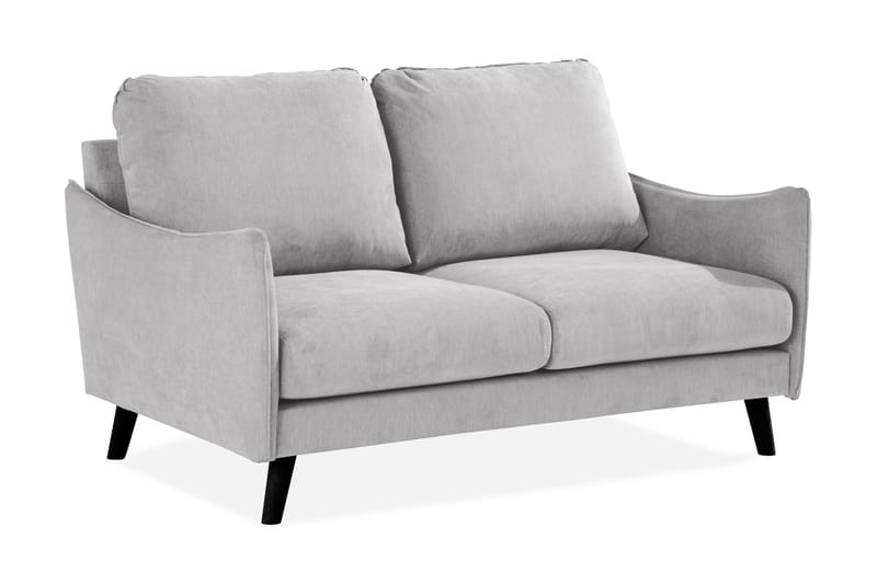 Trend Lyx 2-sits Tygsoffa - Ljusgrå - Möbler - Soffa - 2 sits soffa