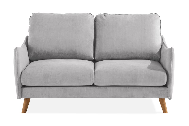 Trend Lyx 2-sits Tygsoffa - Ljusgrå - Möbler - Soffa - 2 sits soffa
