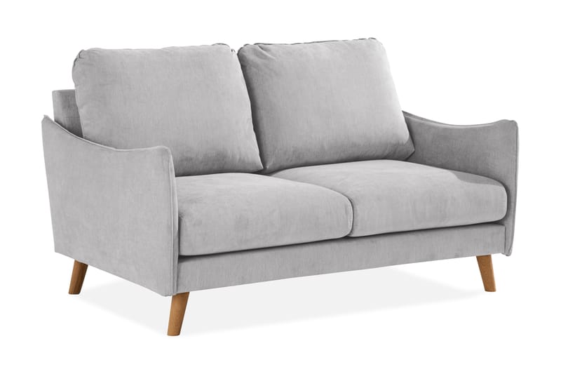 Trend Lyx 2-sits Tygsoffa - Ljusgrå - Möbler - Soffa - 2 sits soffa