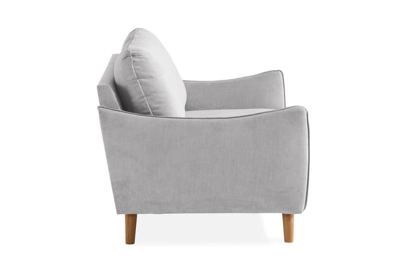 Trend Lyx 2-sits Tygsoffa - Ljusgrå - Möbler - Soffa - 2 sits soffa