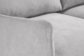 Trend Lyx 2-sits Tygsoffa - Ljusgrå - Möbler - Soffa - 2 sits soffa