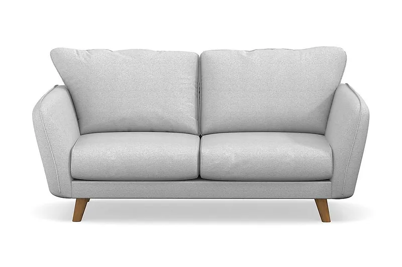Trend Lyx 2-sits Tygsoffa - Ljusgrå - Möbler - Soffa - 2 sits soffa