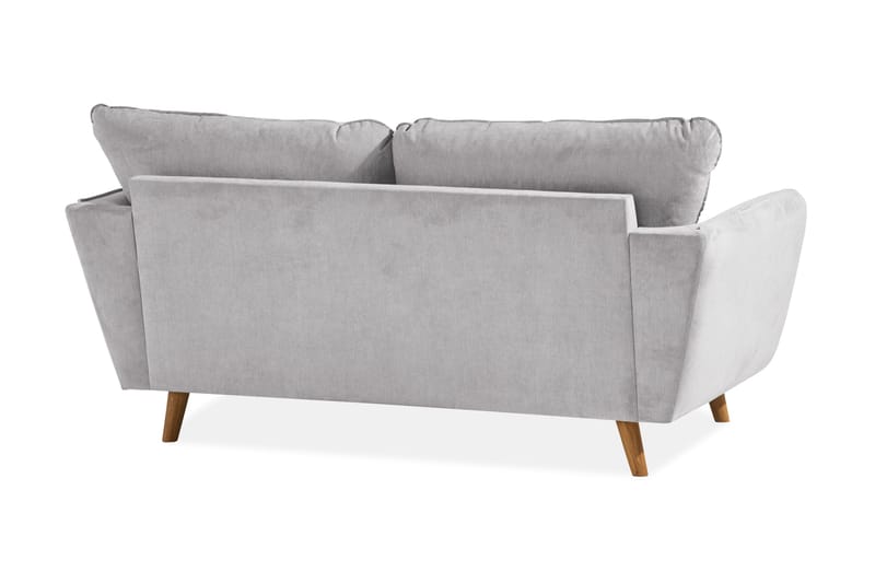 Trend Lyx 2-sits Tygsoffa - Ljusgrå - Möbler - Soffa - 2 sits soffa