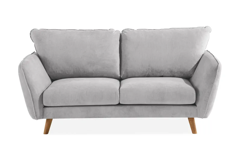 Trend Lyx 2-sits Tygsoffa - Ljusgrå - Möbler - Soffa - 2 sits soffa