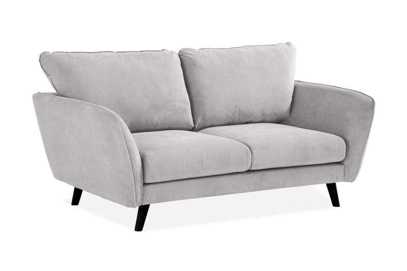 Trend Lyx 2-sits Tygsoffa - Ljusgrå - Möbler - Soffa - 2 sits soffa