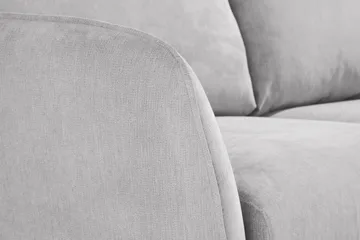 Trend Lyx 2-sits Tygsoffa - Ljusgrå - Möbler - Soffa - 2 sits soffa