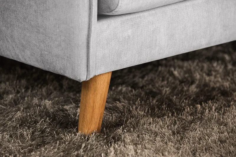 Trend Lyx 2-sits Tygsoffa - Ljusgrå - Möbler - Soffa - 2 sits soffa