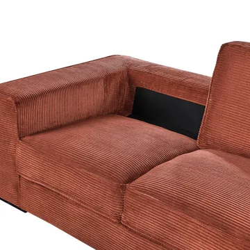 2-sits soffa Vikran - Brun, Svart - Möbler - Soffa - 2 sits soffa