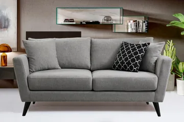 Wikins 2-Sits Soffa - Grå - Möbler - Soffa - 2 sits soffa