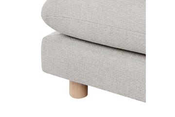2-sitssoffa Heden Beige/ljust trä - Beige/ljust trä - Möbler - Soffa - 2 sits soffa
