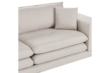 2-sitssoffa Heden Beige/ljust trä - Beige/ljust trä - Möbler - Soffa - 2 sits soffa