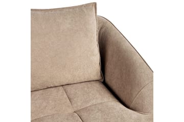 2-sitssoffa Hobro Brun, Svart - Brun, Svart - Möbler - Soffa - 2 sits soffa