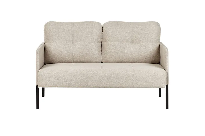 2-sitssoffa Lahti Beige, svart, Beige, svart