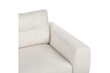 2-sitssoffa Laurila Beige, mörkt trä - Beige, mörkt trä - Möbler - Soffa - 2 sits soffa