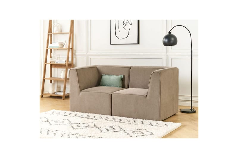 2-sitssoffa Lemvig Taupe - Taupe - Möbler - Soffa - Modulsoffa - Komplett modulsoffa