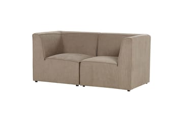 2-sitssoffa Lemvig Taupe - Taupe - Möbler - Soffa - Modulsoffa - Komplett modulsoffa