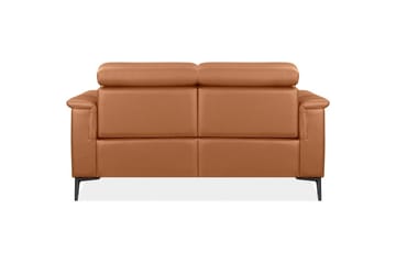 2-sitssoffa Lund Cognac, Läder/PU, Elektrisk vilstol - Cognac, Läder/PU, Elektrisk vilstol - Möbler - Soffa - Biosoffa & reclinersoffa