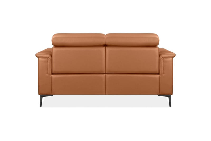2-sitssoffa Lund Cognac, Läder/PU, Elektrisk vilstol - Cognac, Läder/PU, Elektrisk vilstol - Möbler - Soffa - Biosoffa & reclinersoffa