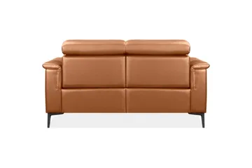 2-sitssoffa Lund Cognac, PU, Elektrisk vilstol - Cognac, PU, Elektrisk vilstol - Möbler - Soffa - Biosoffa & reclinersoffa