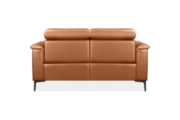 2-sitssoffa Lund Cognac, PU, Elektrisk vilstol - Cognac, PU, Elektrisk vilstol - Möbler - Soffa - Biosoffa & reclinersoffa