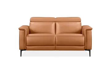 2-sitssoffa Lund Cognac, PU, Elektrisk vilstol - Cognac, PU, Elektrisk vilstol - Möbler - Soffa - Biosoffa & reclinersoffa