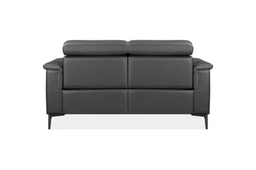2-sitssoffa Lund Grå, PU, Elektrisk vilstol - Grå, PU, Elektrisk vilstol - Möbler - Soffa - Biosoffa & reclinersoffa