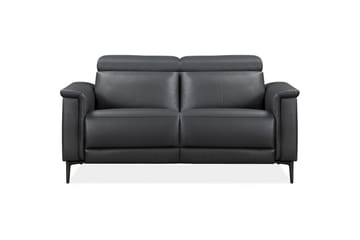 2-sitssoffa Lund Grå, PU, Elektrisk vilstol - Grå, PU, Elektrisk vilstol - Möbler - Soffa - Biosoffa & reclinersoffa
